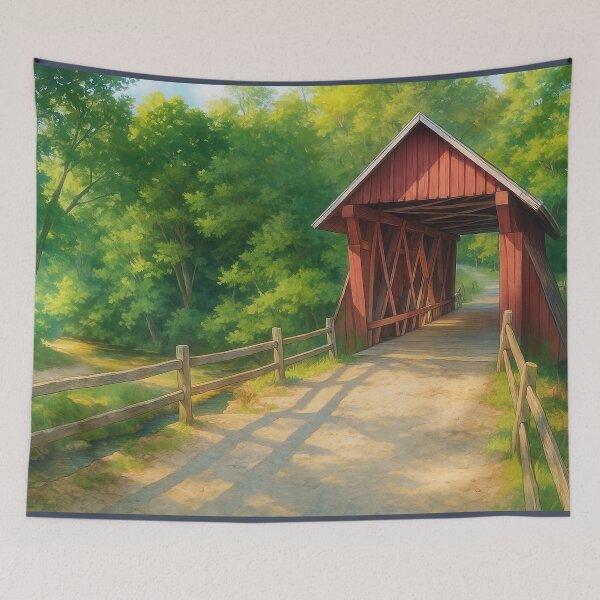 Item preview, The Campbell's Historic Covered Bridge designed and sold by Takeda-art.