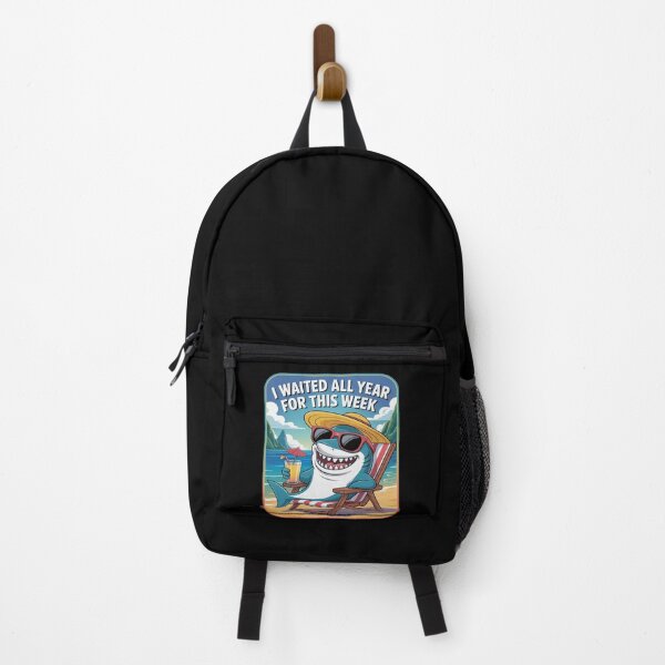 Item preview, i waited all year for this week meme funny shark lover ocean designed and sold by velltoons.