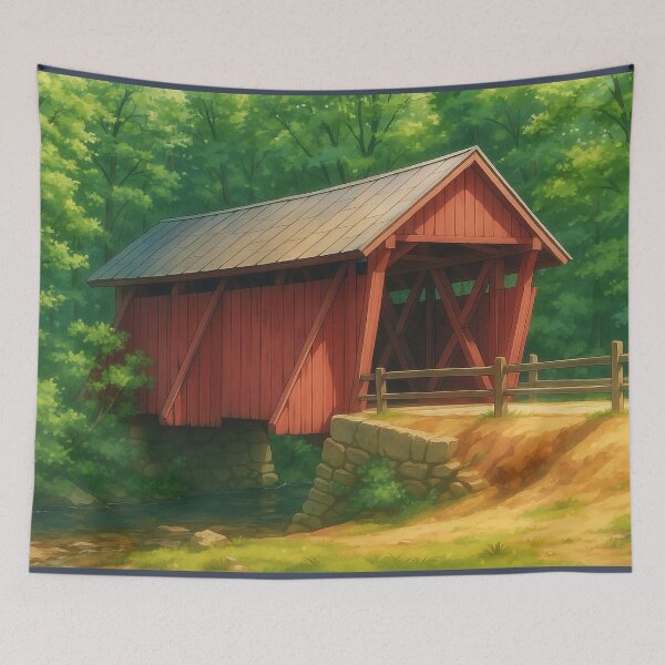 Item preview, The Campbell's Historic Covered Bridge designed and sold by Takeda-art.