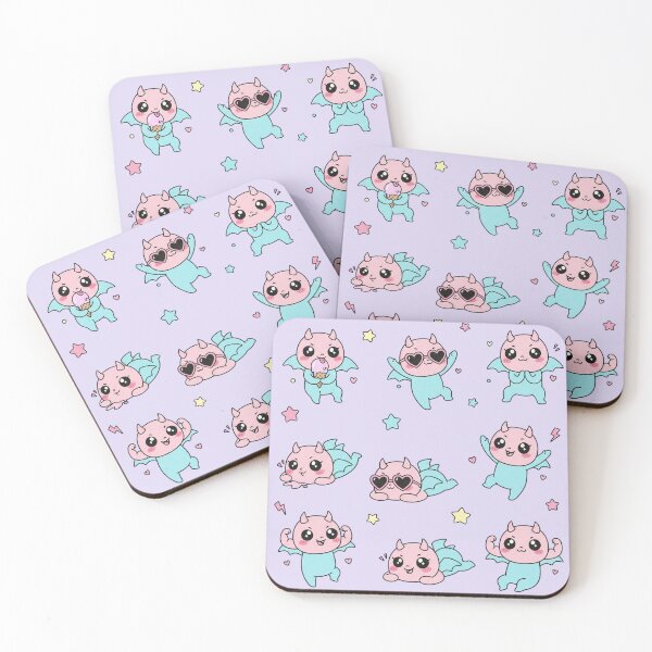 Item preview, Pastel Kawaii Devil Pattern designed and sold by EsenciaZen.