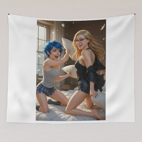 Item preview, Ilya x Cipher pillow fight pajamas  designed and sold by CathryneDelamort.