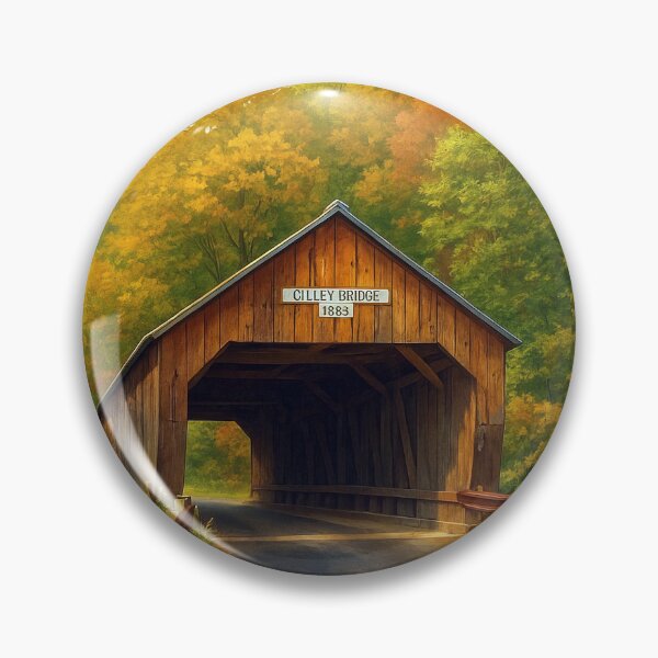 Item preview, The Historic Cilley Covered Bridge designed and sold by Takeda-art.