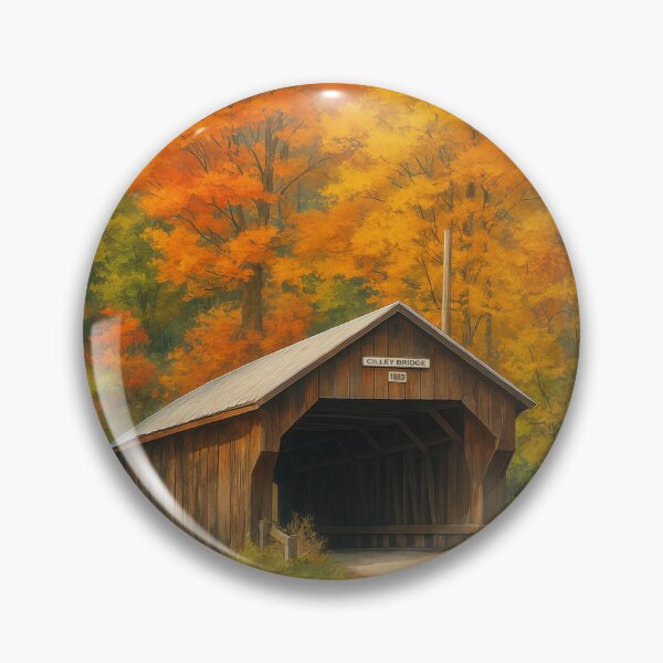 Item preview, The Historic Cilley Covered Bridge designed and sold by Takeda-art.