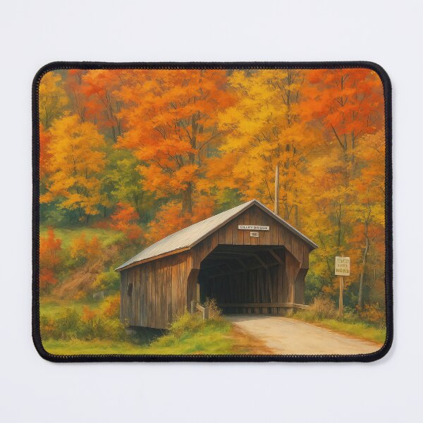 Item preview, The Historic Cilley Covered Bridge designed and sold by Takeda-art.