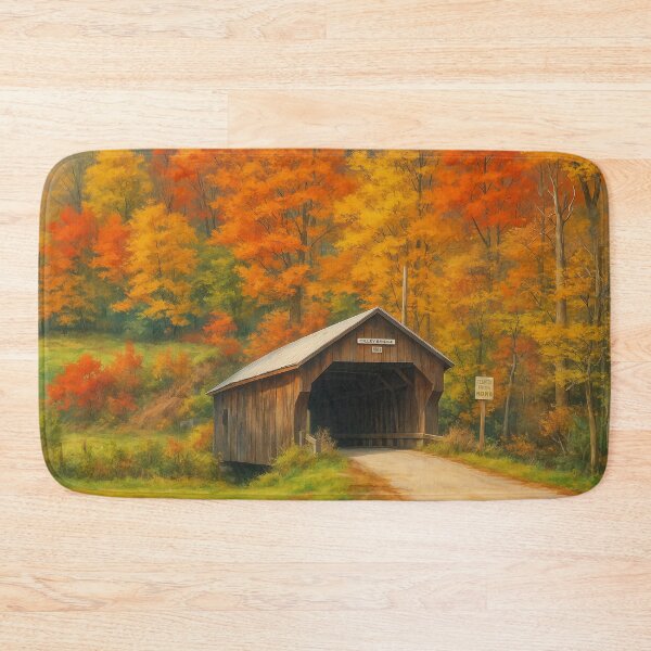 Item preview, The Historic Cilley Covered Bridge designed and sold by Takeda-art.