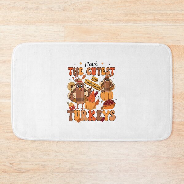 Item preview, I Teach The Cutest Turkeys Thanksgiving Teacher designed and sold by Yasminae.