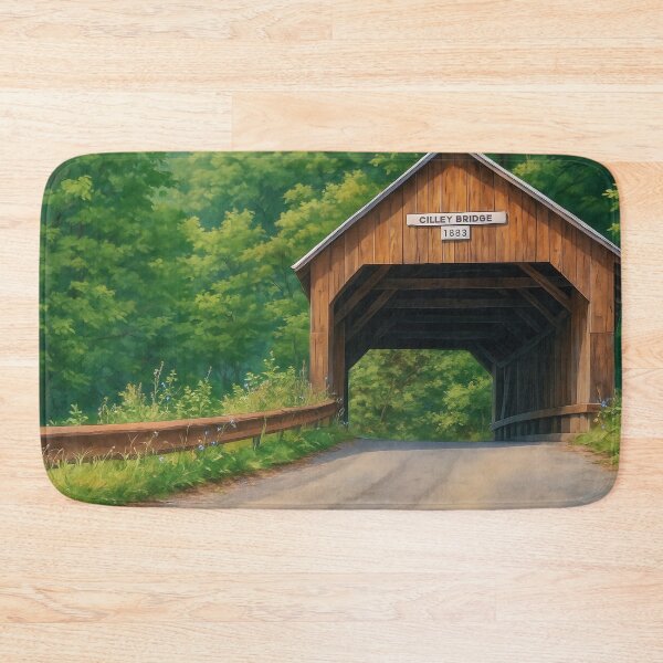 Item preview, The Historic Cilley Covered Bridge designed and sold by Takeda-art.