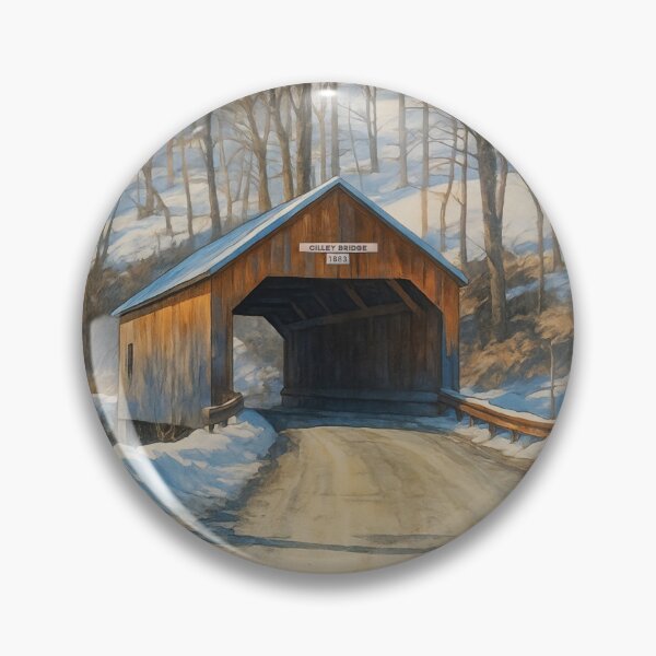 Item preview, The Historic Cilley Covered Bridge designed and sold by Takeda-art.