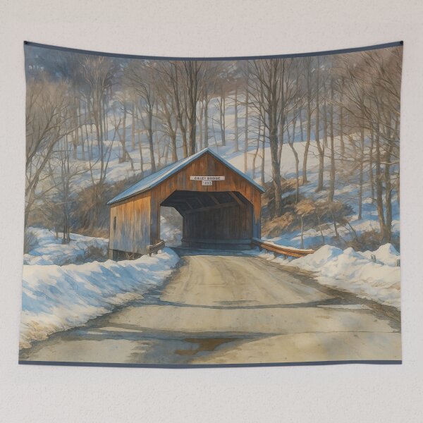 Item preview, The Historic Cilley Covered Bridge designed and sold by Takeda-art.