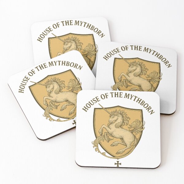 Item preview, House of the Mythborn • Heraldic Unicorn Emblem Design designed and sold by fairmaiden7.