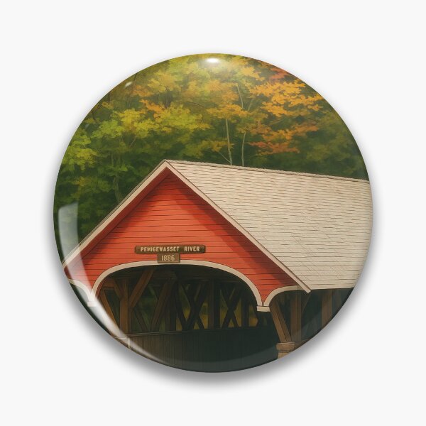 Item preview, The Historic Flume Covered Bridge designed and sold by Takeda-art.