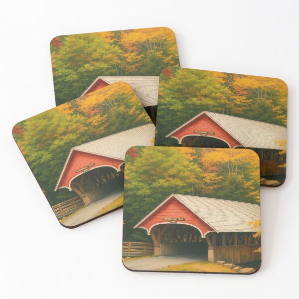 Item preview, The Historic Flume Covered Bridge designed and sold by Takeda-art.