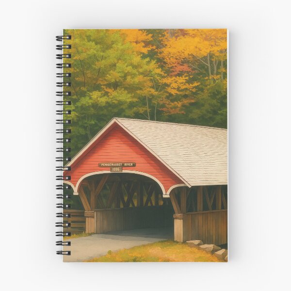 Item preview, The Historic Flume Covered Bridge designed and sold by Takeda-art.