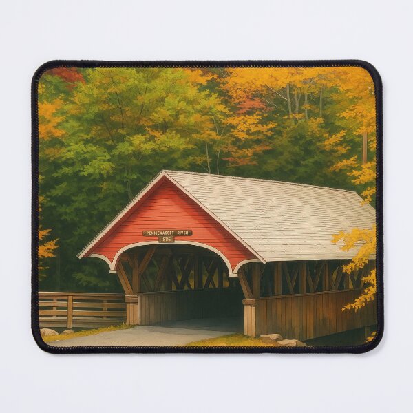 Item preview, The Historic Flume Covered Bridge designed and sold by Takeda-art.