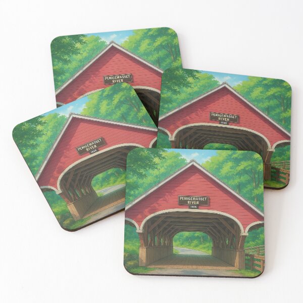 Item preview, The Historic Flume Covered Bridge designed and sold by Takeda-art.
