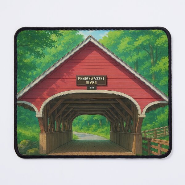 Item preview, The Historic Flume Covered Bridge designed and sold by Takeda-art.