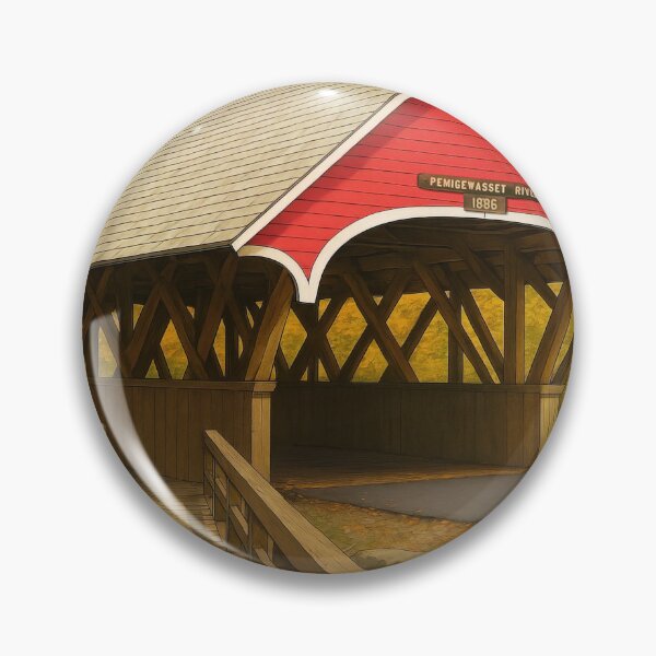 Item preview, The Historic Flume Covered Bridge designed and sold by Takeda-art.