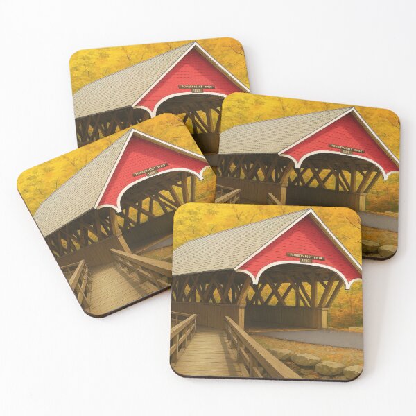 Item preview, The Historic Flume Covered Bridge designed and sold by Takeda-art.