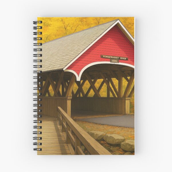 Item preview, The Historic Flume Covered Bridge designed and sold by Takeda-art.