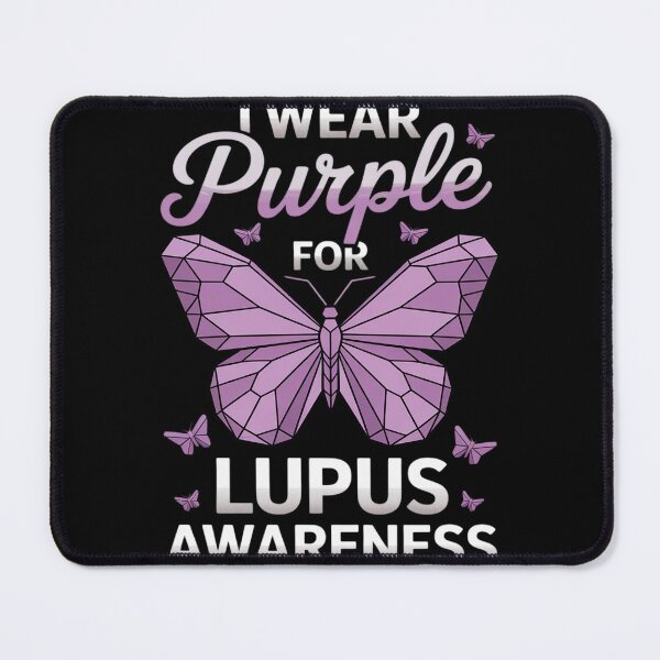 Item preview, I Wear Purple for Lupus Awareness - Butterfly Support designed and sold by FndPardaL.