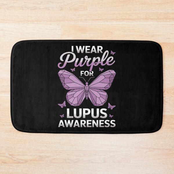 Item preview, I Wear Purple for Lupus Awareness - Butterfly Support designed and sold by FndPardaL.