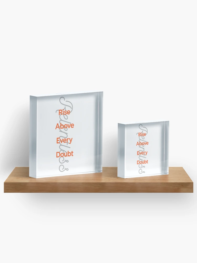 Thumbnail 3 of 5, Acrylic Block, Relentless designed and sold by RTRY.