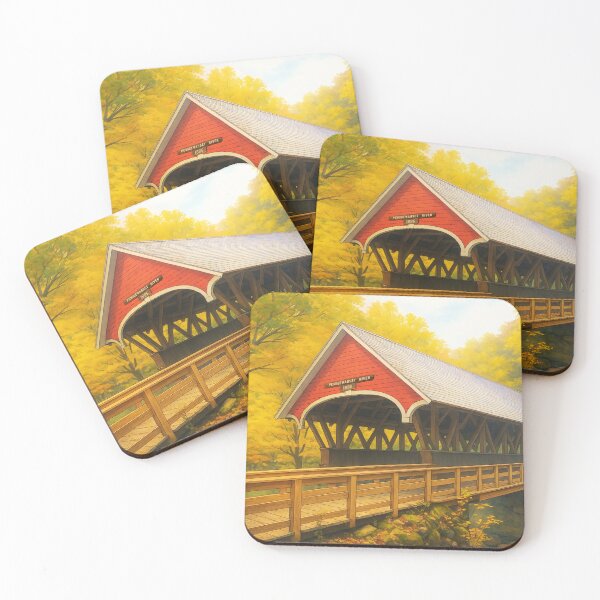 Item preview, The Historic Flume Covered Bridge designed and sold by Takeda-art.