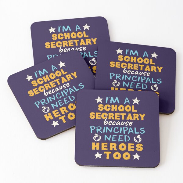 Item preview, I'm a School Secretary Because Principals Need Heroes Too designed and sold by jaygo.