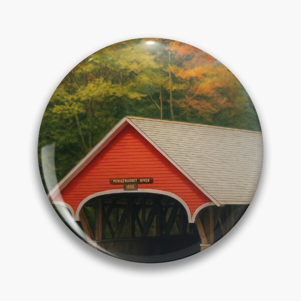 Item preview, The Historic Flume Covered Bridge designed and sold by Takeda-art.