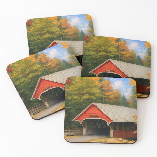 Item preview, The Historic Flume Covered Bridge designed and sold by Takeda-art.
