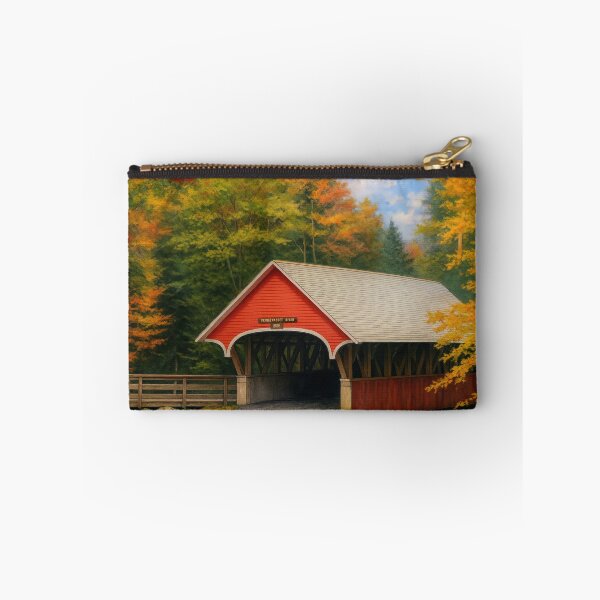 Item preview, The Historic Flume Covered Bridge designed and sold by Takeda-art.
