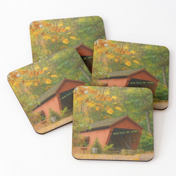Item preview, The Historic George Hutchins Covered Bridge designed and sold by Takeda-art.