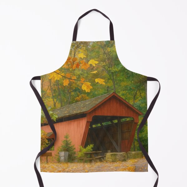 Item preview, The Historic George Hutchins Covered Bridge designed and sold by Takeda-art.