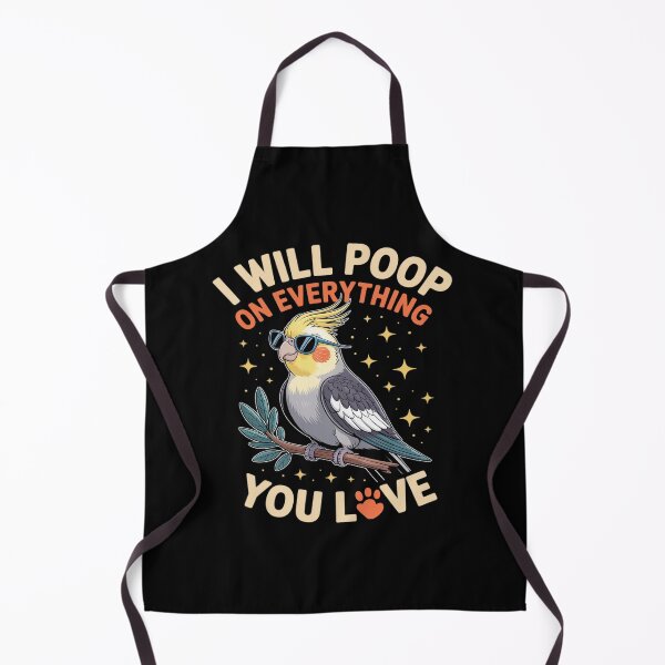 Item preview, I Will Poop on Everything You Love Blue Quaker Parrot designed and sold by FndPardaL.