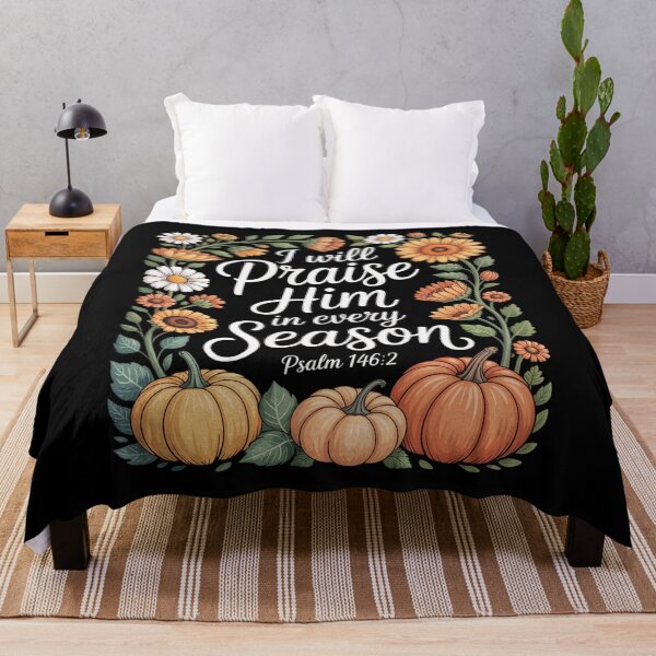 Item preview, I Will Praise Him Fall Christian Floral Faith designed and sold by FndPardaL.