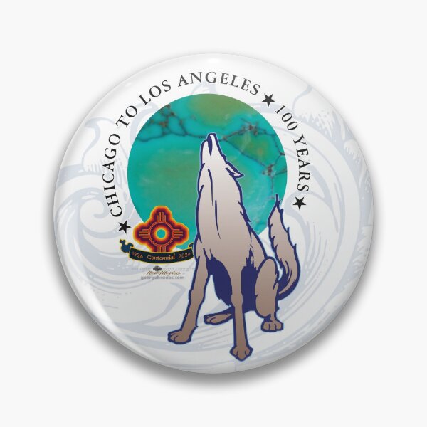 Item preview, Route 66 Centennial, Howling Coyote, Turquoise Moon designed and sold by George Brudos.