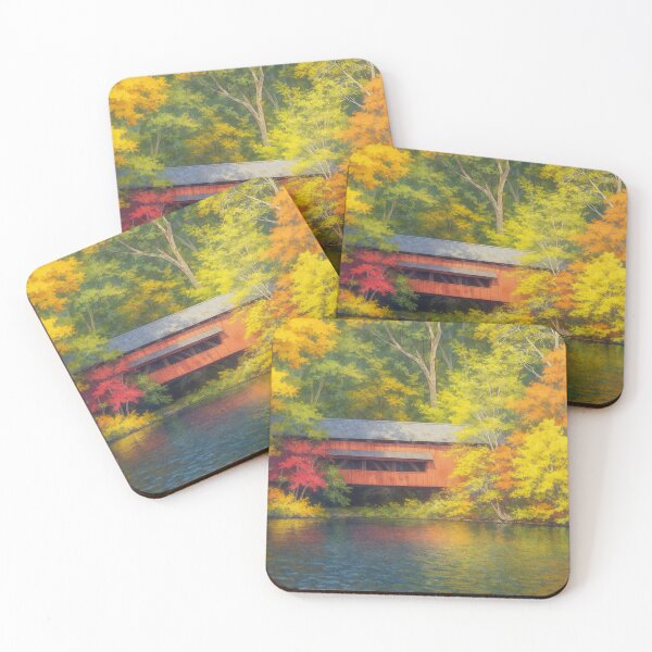 Item preview, The Historic George Hutchins Covered Bridge designed and sold by Takeda-art.