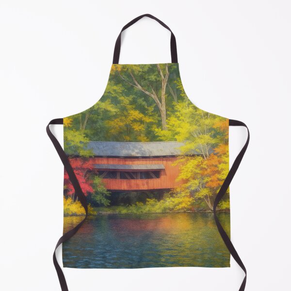 Item preview, The Historic George Hutchins Covered Bridge designed and sold by Takeda-art.