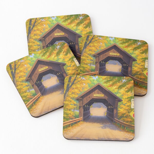 Item preview, The Historic Gold Brook Covered Bridge designed and sold by Takeda-art.