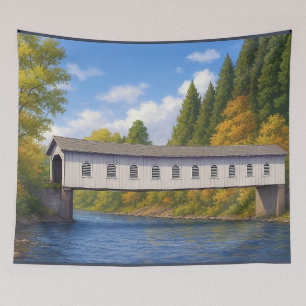 Item preview, The Historic Goodpasture Covered Bridge designed and sold by Takeda-art.