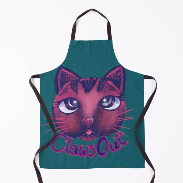Item preview, Claws Out: Neon Kitty Attitude designed and sold by House-of-Canvas.