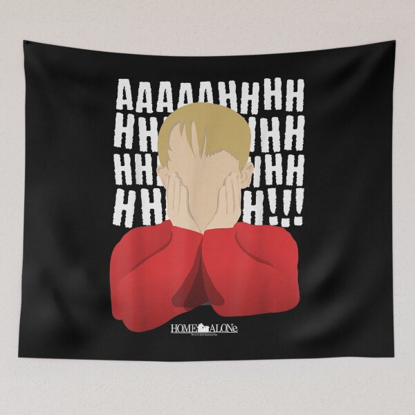 Item preview, Home Alone Scream Moment Minimalist Christmas Art designed and sold by Casey Damian.