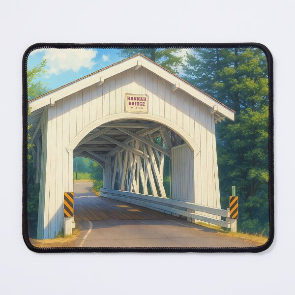 Item preview, The Historic Hannah Covered Bridge designed and sold by Takeda-art.