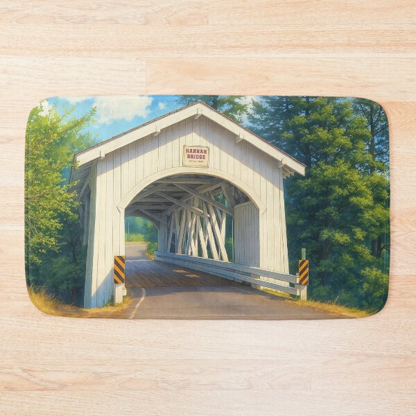 Item preview, The Historic Hannah Covered Bridge designed and sold by Takeda-art.