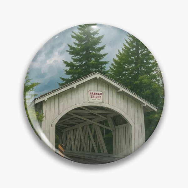 Item preview, The Historic Hannah Covered Bridge designed and sold by Takeda-art.