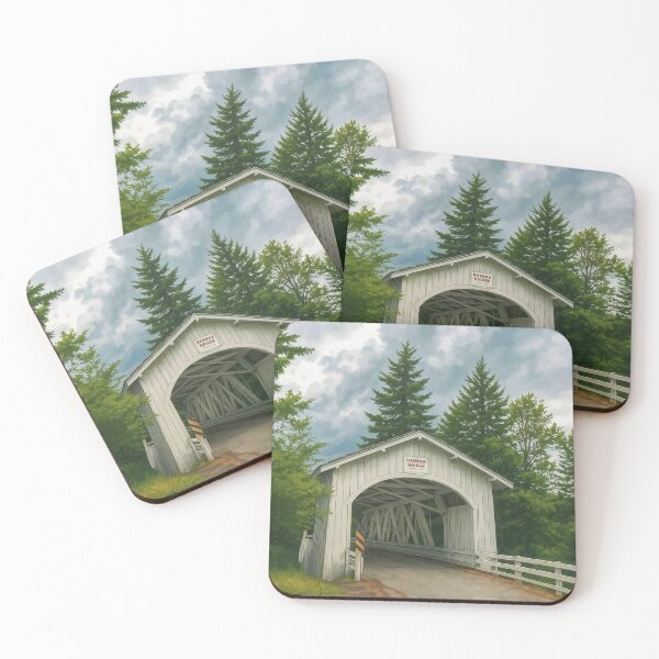 Item preview, The Historic Hannah Covered Bridge designed and sold by Takeda-art.