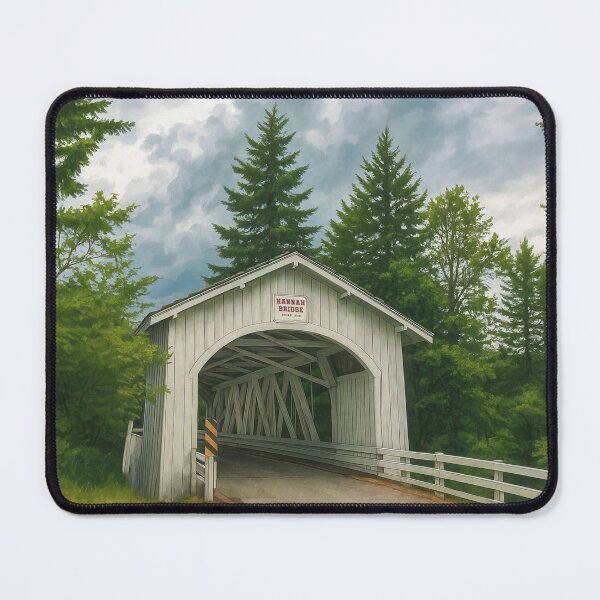 Item preview, The Historic Hannah Covered Bridge designed and sold by Takeda-art.
