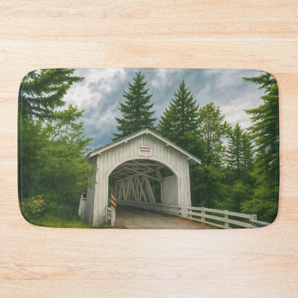 Item preview, The Historic Hannah Covered Bridge designed and sold by Takeda-art.