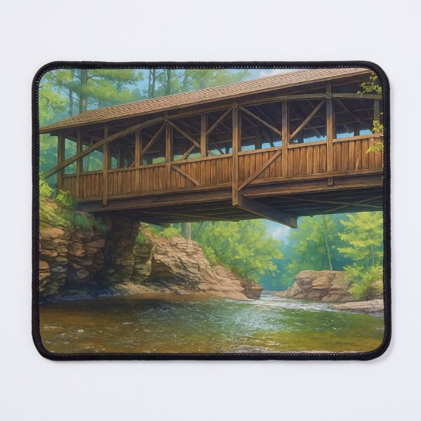 Item preview, The Historic Horton Covered Bridge designed and sold by Takeda-art.