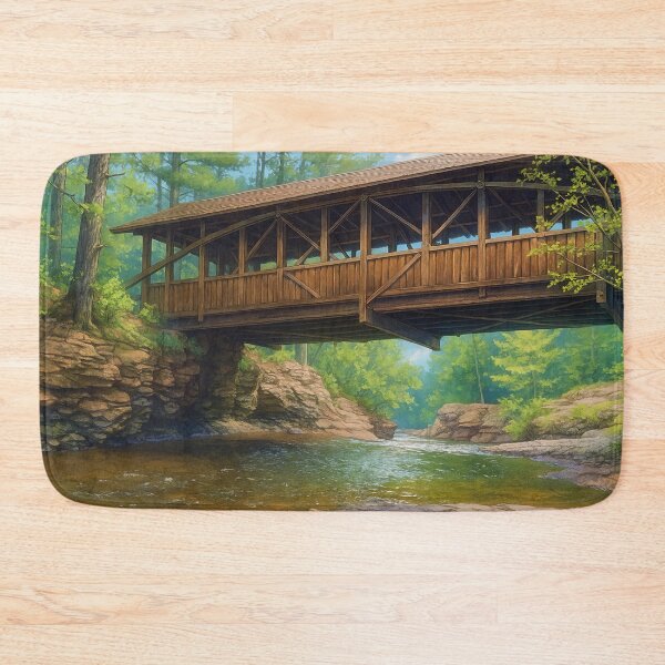 Item preview, The Historic Horton Covered Bridge designed and sold by Takeda-art.